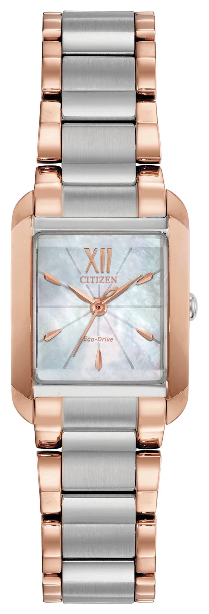 Citizen L Ladies Eco-Drive White Dial Rose Watch | CITIZEN